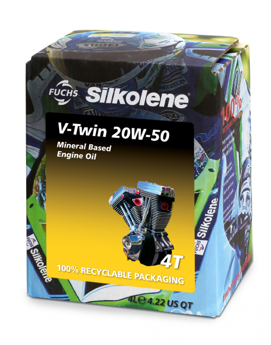 Ulei de motor SILKOLENE V-TWIN 20W-50 MINERAL 601452789 4 l [1]