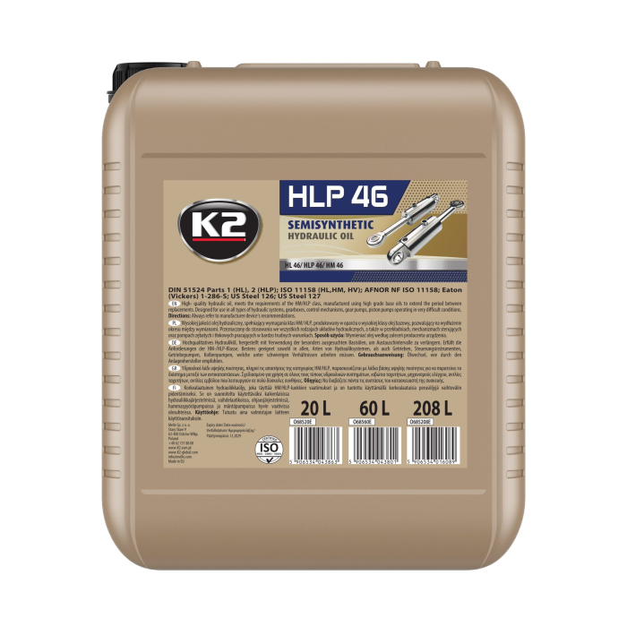 Ulei hidraulic K2 HL/HLP/HM 46 20L [1]
