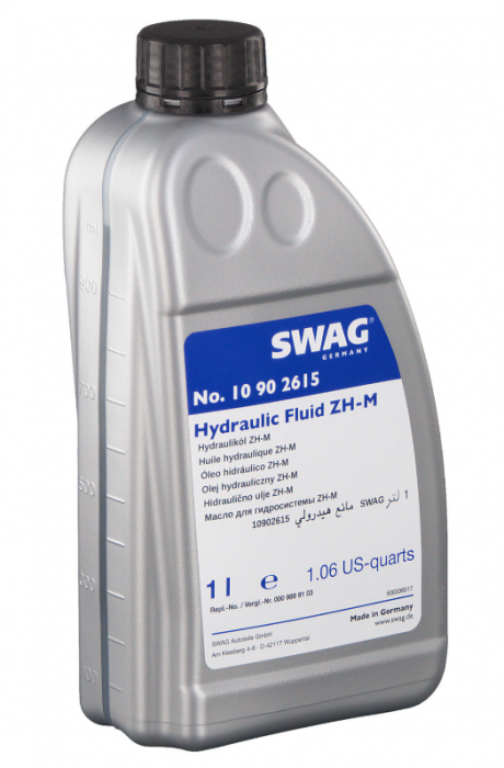 Ulei hidraulic SWAG HYDRAULIC FLUID ZH-M 10 90 2615, culoare galben, volum 1 litru, MB 343.0 [1]