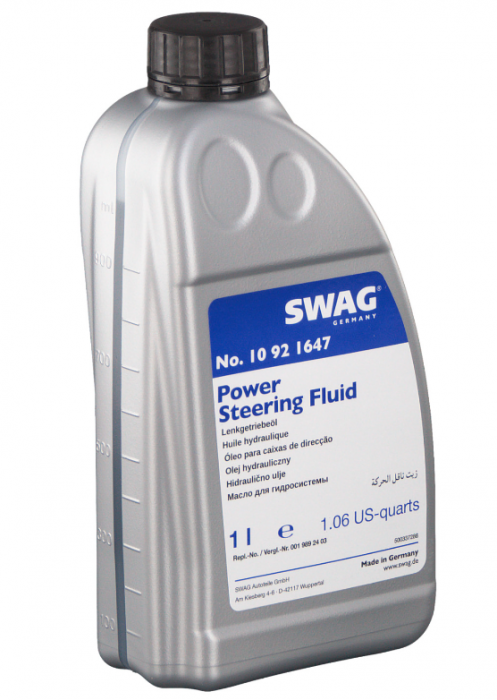 Ulei hidraulic SWAG Power Steering Fluid 10 92 1647, culoare verde, volum 1 litru, pentru servodirectie [1]