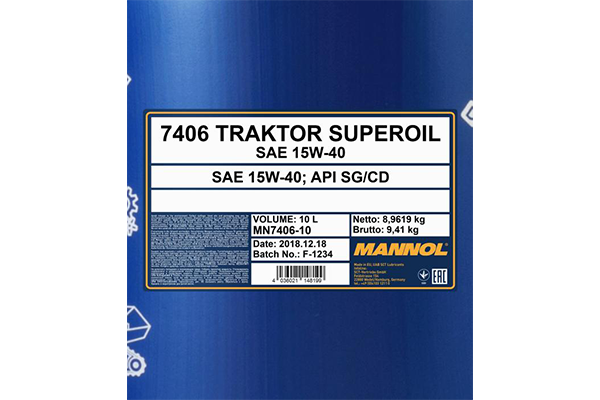 Ulei Mannol Traktor Superoil 15W-40- 10L [2]