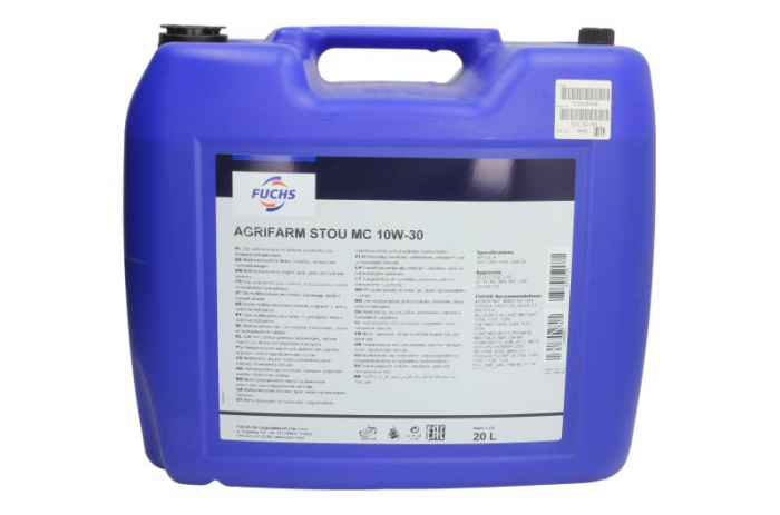 Ulei motor FUCHS AGRIFARM STOU MC 10W30 20L [1]