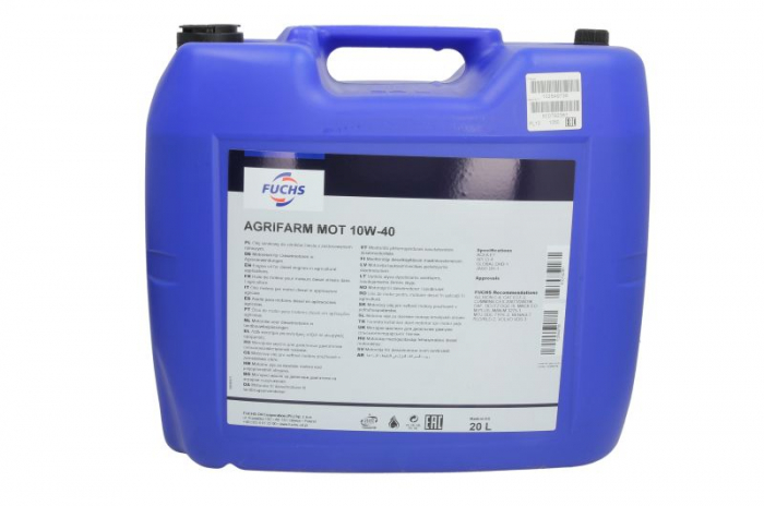Ulei motor FUCHS AGRIFARM MOT 10W40 20L [1]