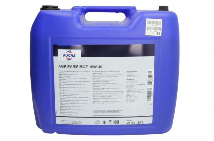 Ulei motor FUCHS AGRIFARM MOT 15W40 20L [1]