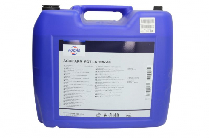Ulei motor FUCHS AGRIFARM MOT LA 15W40 20L [1]