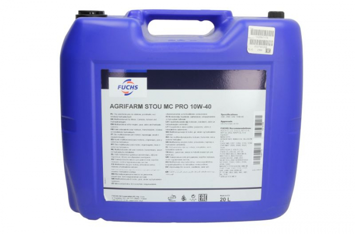 Ulei motor FUCHS AGRIFARM STOU MC PRO 10W40 20L [1]