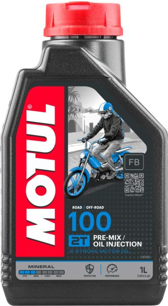 Ulei motor MOTUL 100 2T 1L pentru motociclete si scutere [2]