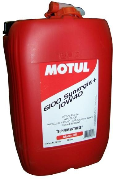 Ulei motor MOTUL 6100 SYNERGIE+ 10W40 20L [1]