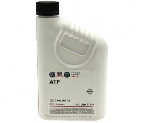 Ulei pentru cutie viteze automata ZF cu 5/6 trepte VW Group ATF 6+ G055005A2, volum 1 litru, galben, ATF 6+, ZF S671 090 255, galben [1]
