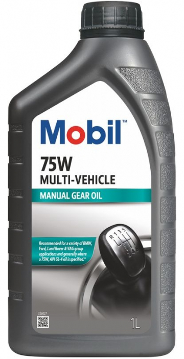 Ulei pentru cutie viteze manuala MOBIL 75W Multi-Vehicle, volum 1 litru [1]