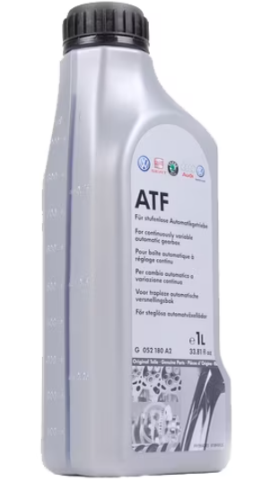 Ulei pentru transmisie automata VW Group G052180A2, volum 1 litru, galben, VW G052180, VW TL 52180, pentru transmisii CVT/Multitronic [1]
