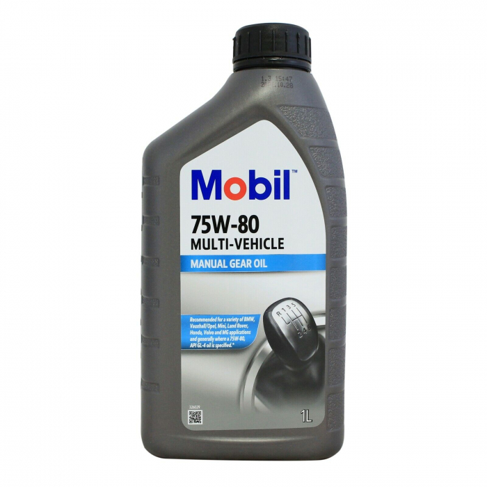 Ulei pentru transmisie manuala MOBIL Multi Vehicle 765443 75W80, API GL-4, volum 1 litru [1]