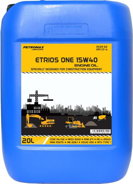 Ulei Petromax ETRIOS ONE 15W40 20L [1]