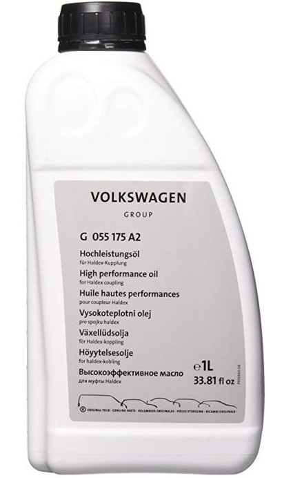 Ulei special cuplaj Haldex VW Group G055175A2, volum 1 litru, galben, VW TL 52175-X, pentru sisteme cu tractiune integrala [1]