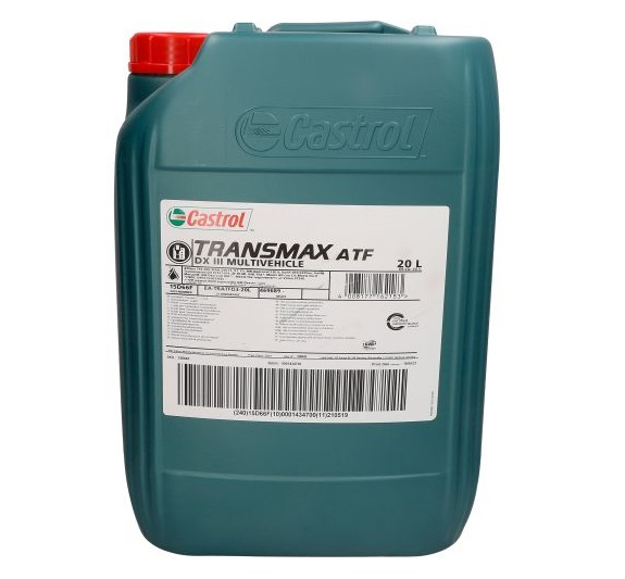 Ulei transmisie automata CASTROL TRANSMAX ATF DX III MULTIVEHICLE 15D66F, volum 20 litri, semi sintetic [1]