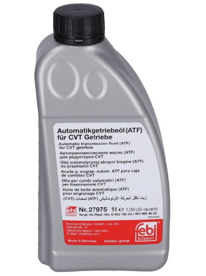 Ulei transmisie automata FEBI BILSTEIN ATF 27975, volum 1 litru, galben, pentru cutii CVT [1]