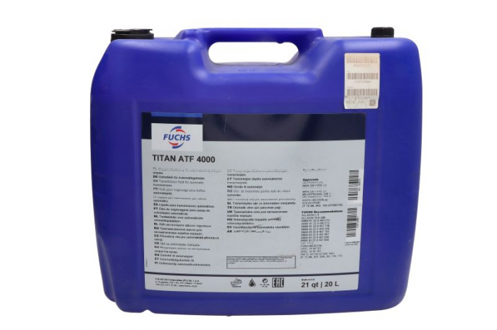 Ulei transmisie automata FUCHS TITAN ATF 4000, volum 20 litri [1]