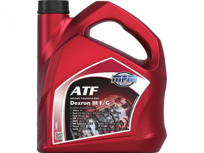 Ulei transmisie automata MPM 16004 ATF Dexron III F/G 10W, volum 4 litri, sintetic [1]