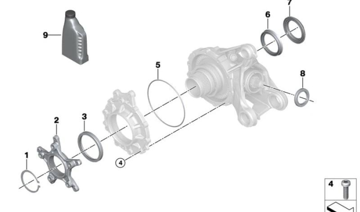 Ulei transmisie HYPOID AXEL OIL G3 - 500ml - BMW Motorrad [2]
