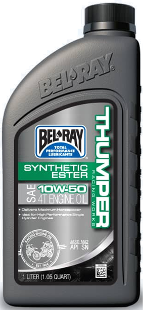 Ulei de motor Bel-Ray THUMPER RACING WORKS SYNTHETIC ESTER 4T 10W-50 1 l [1]