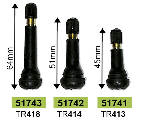 Valve Pentru Anvelope Tr413 45 Mm Set 100 Buc Jbm [1]