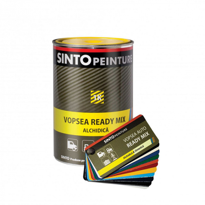 Vopsea Ready Mix 1K Alchidica Rosu Rubin 270 (Ral 3003) 1L Sinto [1]