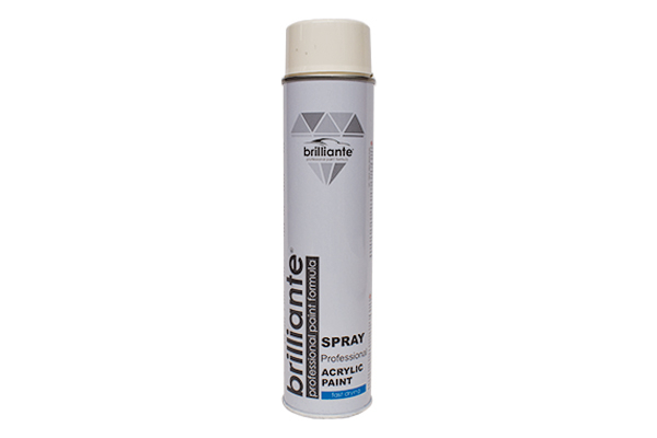 Vopsea Spray Acrilica Alb Pur Lucios (Ral 9010) 600 Ml Brilliante [1]