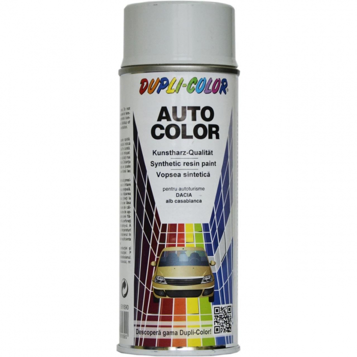 Vopsea Spray Auto Dacia Alb Casablanca Dupli-Color [1]