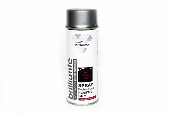 Vopsea Spray Cauciucata (Argintiu) 400Ml Brilliante [1]