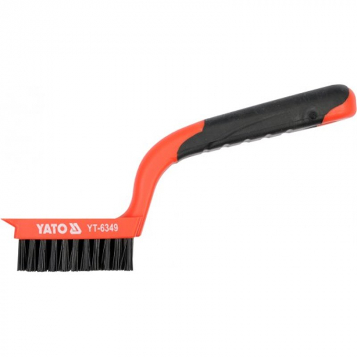 Yt-6349 Perie sarma cu maner de plastic Wire Brush With Plastic Handle [1]