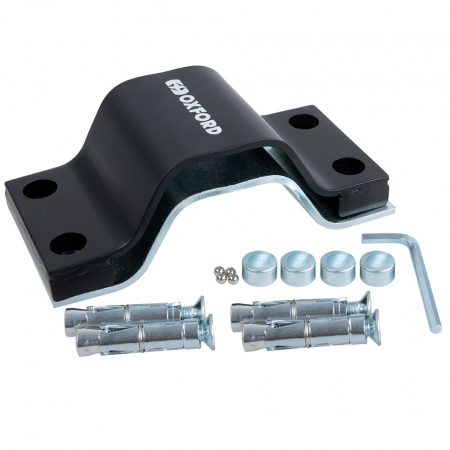 Ancora Lant Antifurt Moto Oxford AnchorForce Ground Anchor Otel Negru LK404 [1]