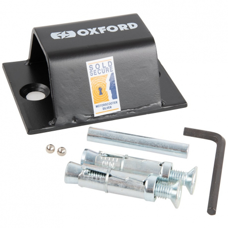 Antifurt - Ancora Lant Antifurt Moto Oxford BruteForce Anchor Otel Negru LK397