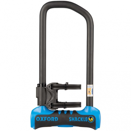 Antifurt - Antifurt Bicicleta Oxford Shackle14 Pro U-Lock 320mm x 177mm Otel Negru / Albastru LK322