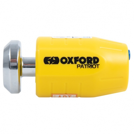 Antifurt - Antifurt Blocator Disc Frana Moto Oxford Patriot 14mm Pin Disc Lock Metal Galben OF40