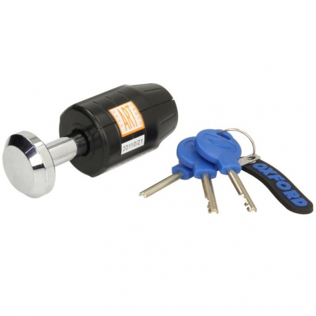 Antifurt Blocator Disc Frana Moto Oxford Patriot 14mm Pin Disc Lock Metal Negru LK741B [1]