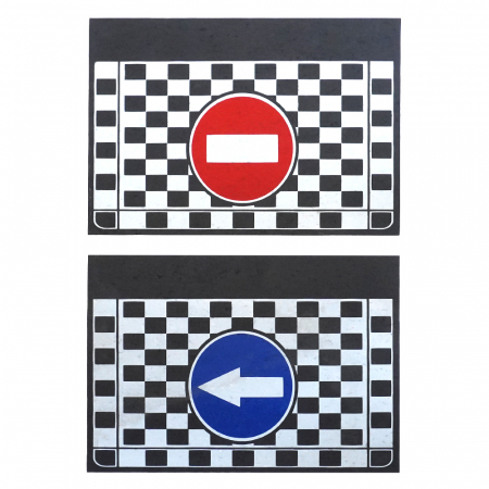 Aparatori noroi camion 3D 40X45 CM Set 2 buc [0]