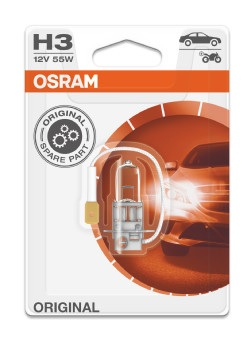 Accesorii auto - Bec 12V H3 55 W Original Blister 1 Buc Osram