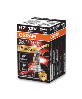 Accesorii auto - Bec 12V H7 55 W Night Breaker +200% Osram