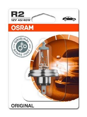 Accesorii auto - Bec 12V R2 45/40 W Original Blister 1 Buc Osram