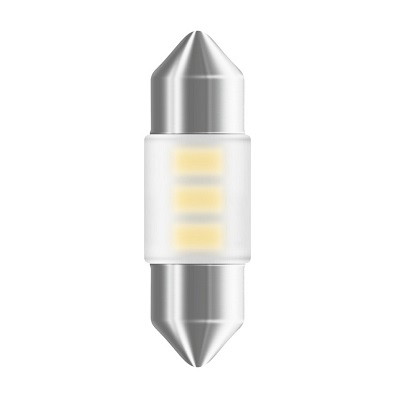 Bec Auxiliar Cu Led 12V (C5W 31Mm) White 6000K Bli 1 Buc Osram [1]
