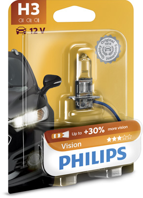 Accesorii auto - Bec Proiector H3 12V Vision (Blister) Philips