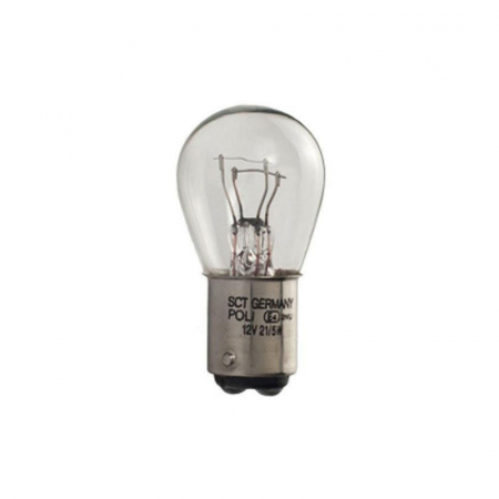 Becuri auto - Bec Stop Frana 12V P21/5W Bay15D Set 10 Buc Sct