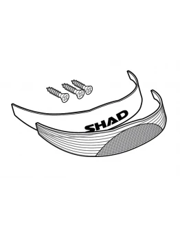 Moto/Atv - Benzi reflectorizante SHAD D1B291CAR Alb for SH29