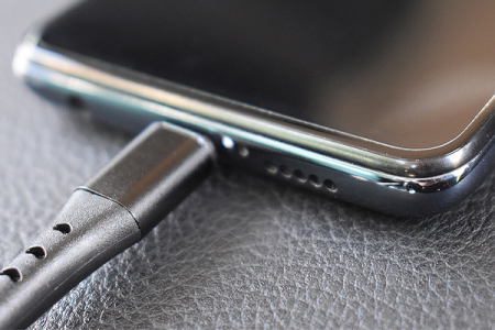 Cablu date incarcare FISH USB la micro  USB 1M 2.4A negru [2]