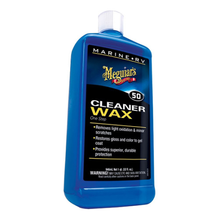 Intretinere auto - Ceară lichidă ambarcațiuni 946 ml – Meguiar’s Boat/RV Cleaner Wax Liquid