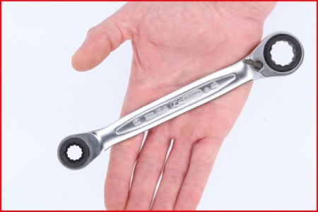 Cheie Dubla Inelara Cu Clichet 4 In 1 Gearplus Cu Schimbare De Directie. 10X13X17X19Mm [2]