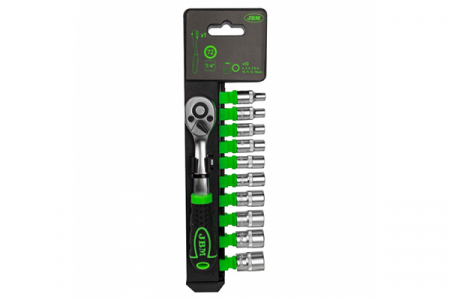 Scule si echipamente - Clichet Cu 72 Dinti 1/4` Cu Set Tubulare 12 Fete Jbm