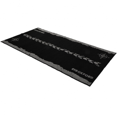 Covor moto - Covor Moto Oxford Workshop Mat Adventure L 200 x 100cm Negru OX916