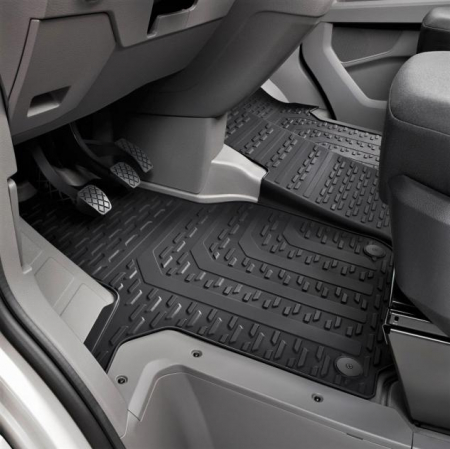 Accesorii auto - Covorase de cauciuc All-weather originale Volkswagen Crafter (7C) 2017-, Set fata, 3 piese