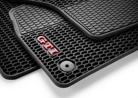 Covorase de cauciuc All-weather originale Volkswagen Golf VII 2013-2020, design GTI, set 4 bucati [1]